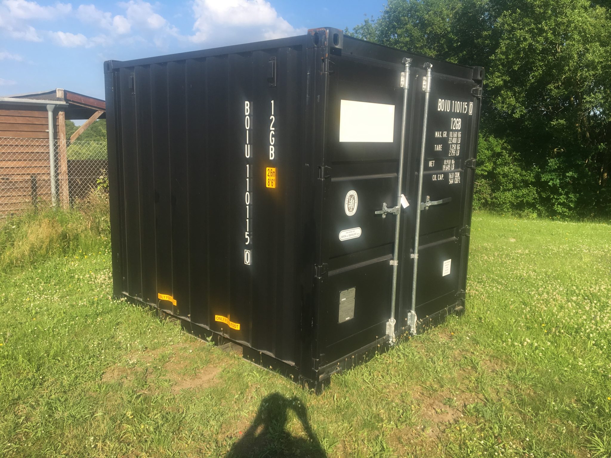 10´ standard container, ny, fra lager Specialcontainer.dk