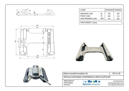 Bottom dovetail foundation 55 - Bilde 4