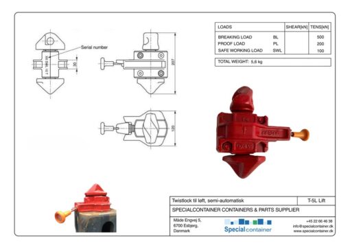Twistlock for lifting, semi-automatic - Image 7