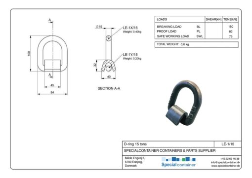 D-ring 15 tons - Image 5