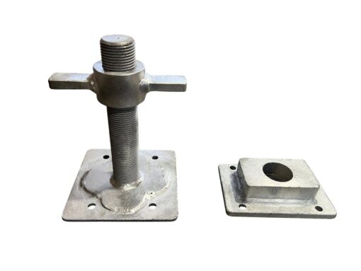 Base plate for height adjustment