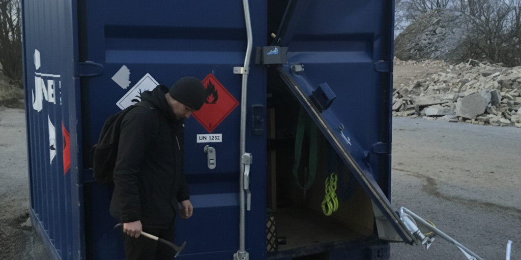 container låse