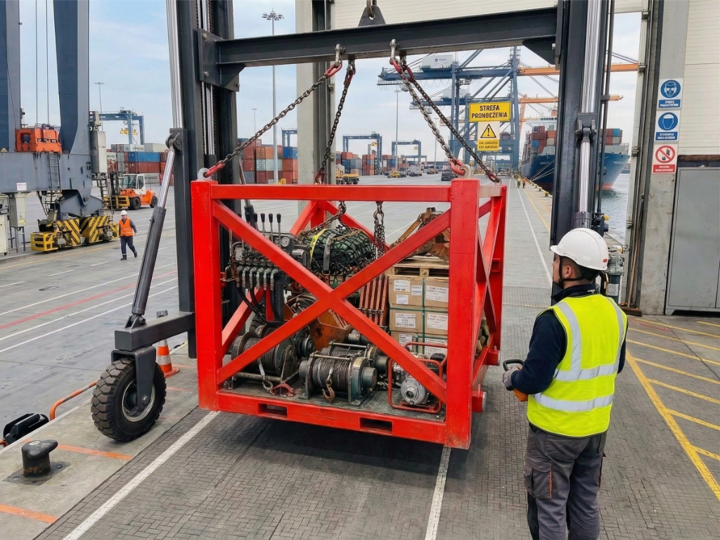 Aluminium lifting frame for cranes – a stable lifting solution for industry, construction and transport