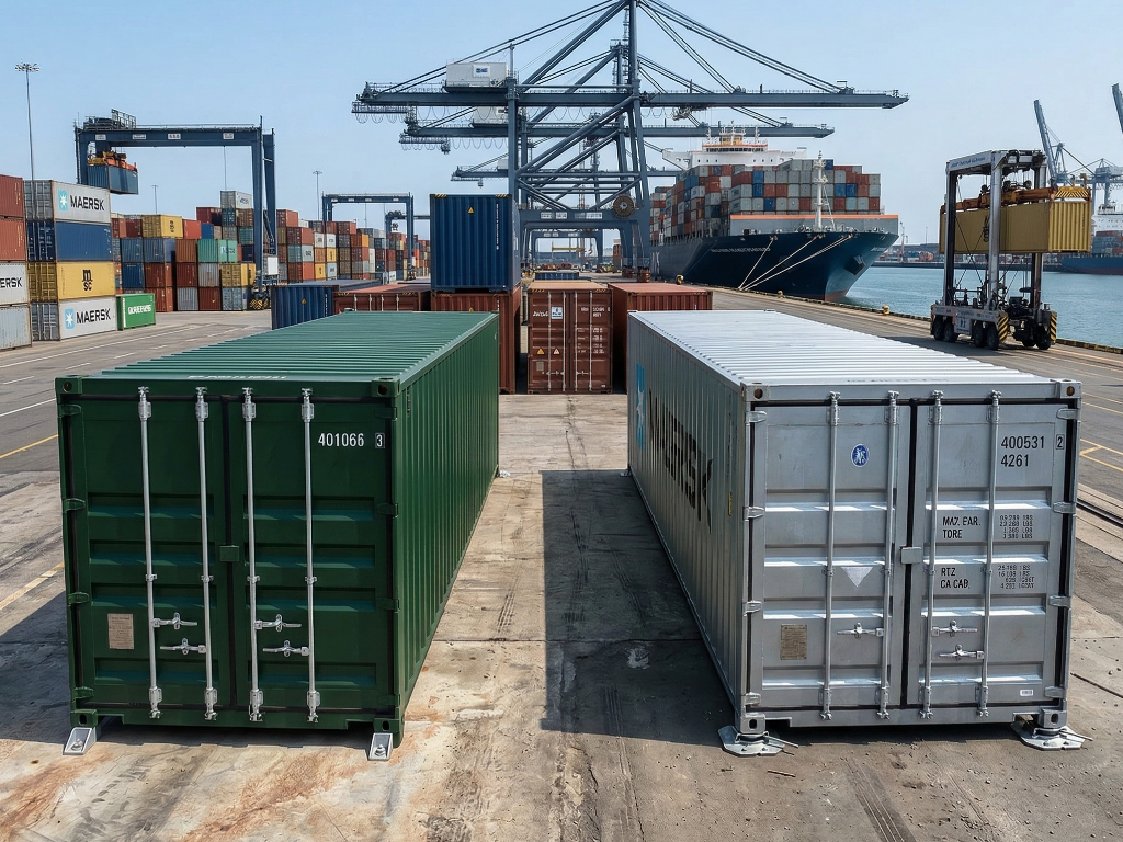 Two simple ways to secure containers on concrete – flexible vs permanent