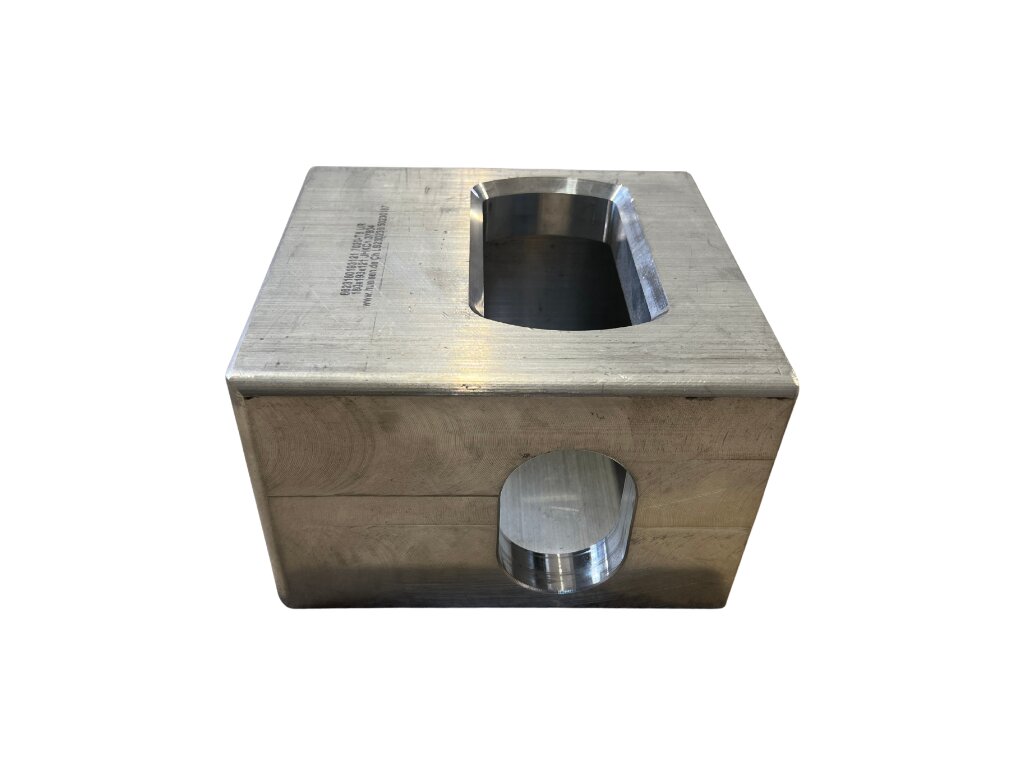 Hjørneklods, aluminium, bund højre, til veksellad - Image 2