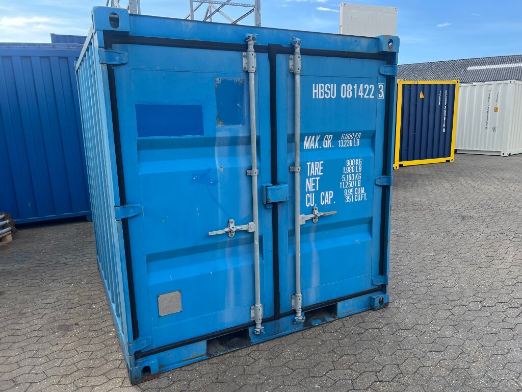 8' blå container, brugt - Image 3