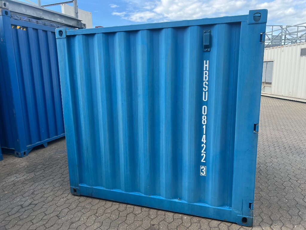 8' blå container, brugt - Image 4
