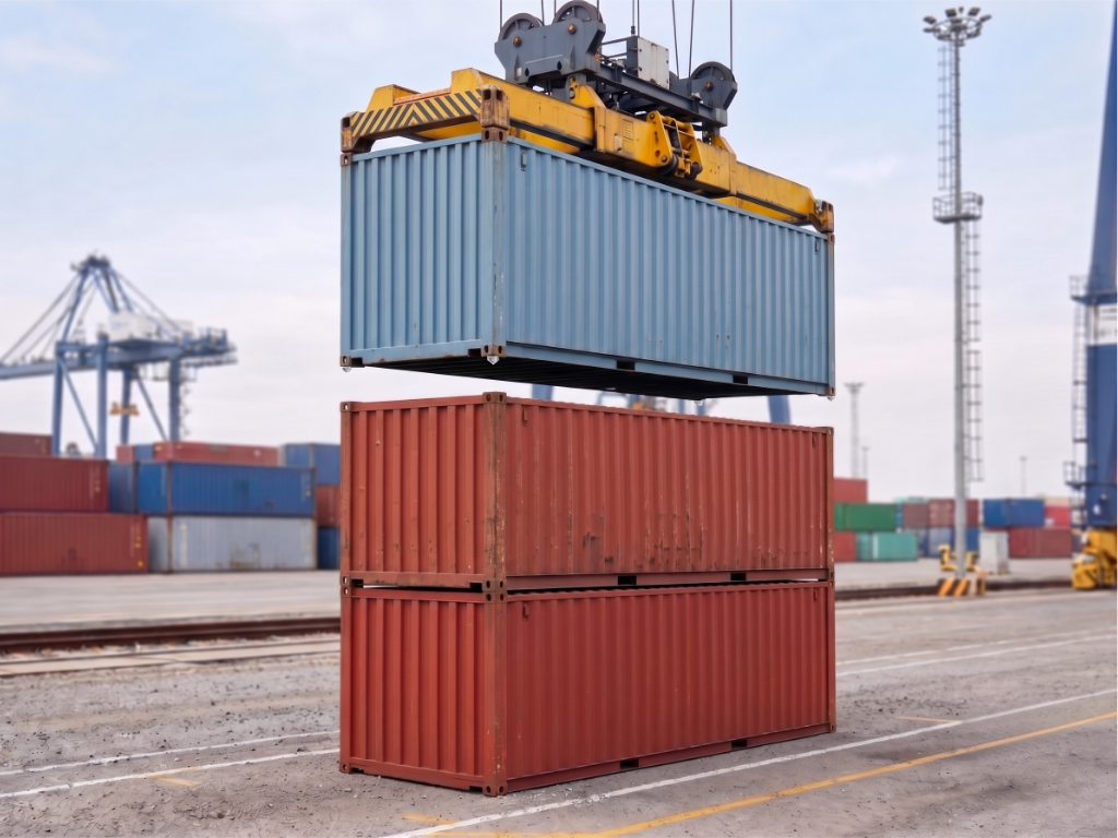 Stacking Containers – Why are the last few centimetres often the biggest challenge?
