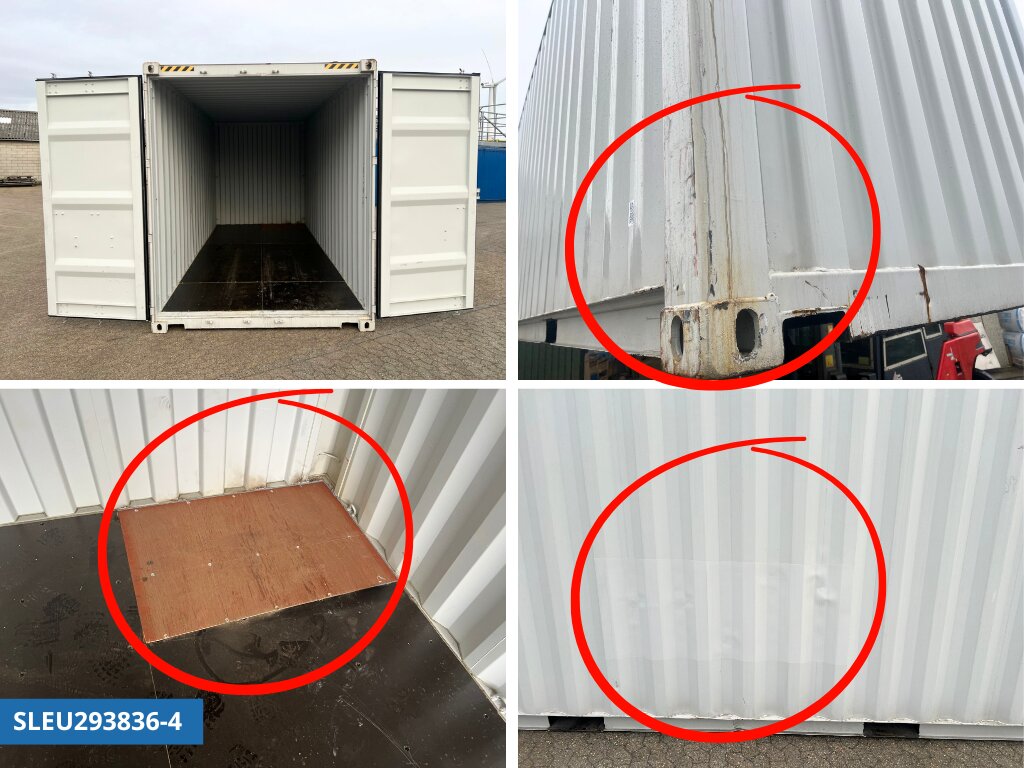 20' HC lysegrå container med mindre skader - Image 6