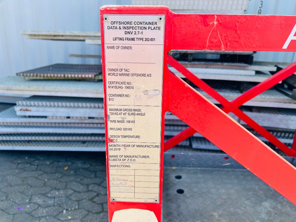 Offshore Aluminium Løfte Ramme type B Certificeret - Image 6