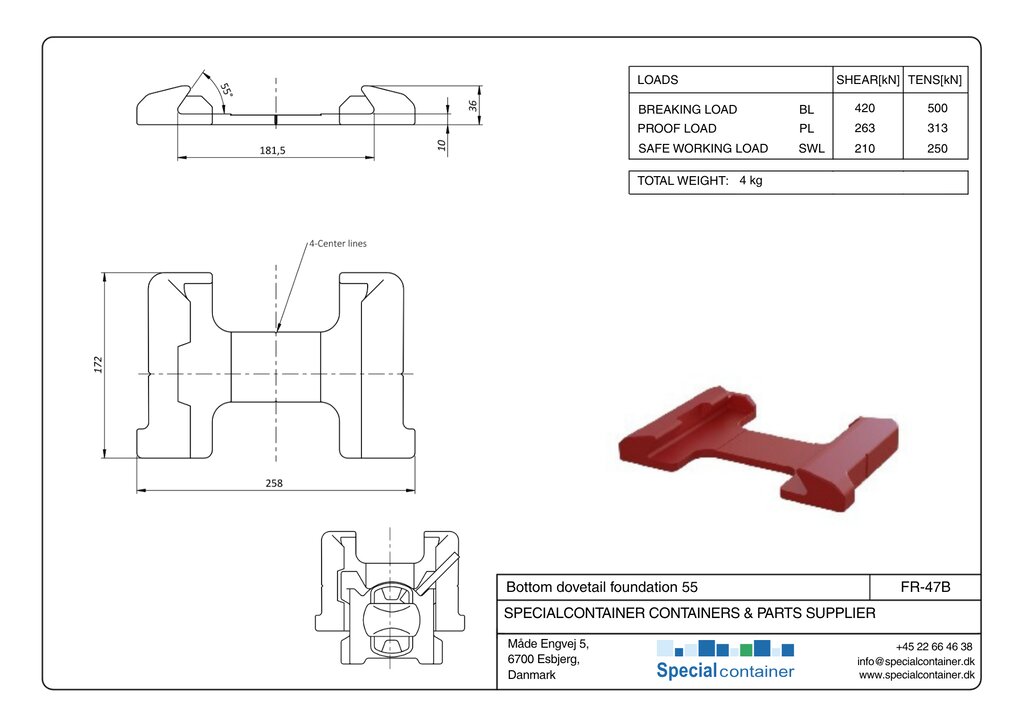 Bottom dovetail foundation 55 - Bilde 4