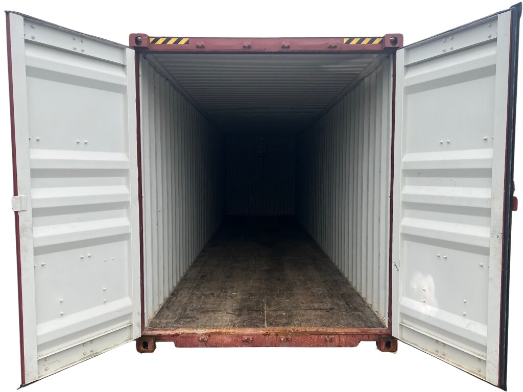 40´ HC container med LED lys og el-installation, retur fra leje