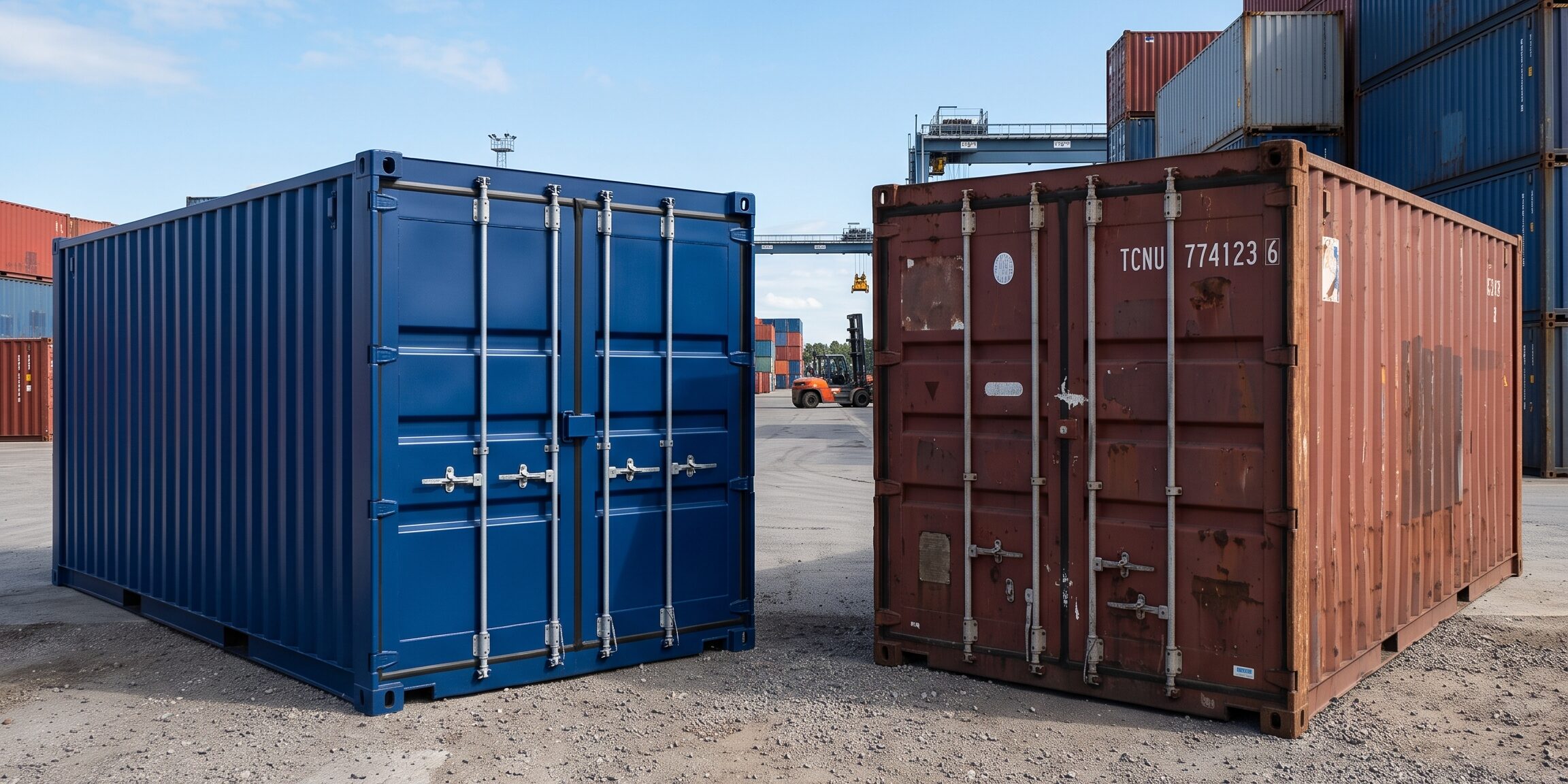 Ny eller brugt container, hvad skal du vælge