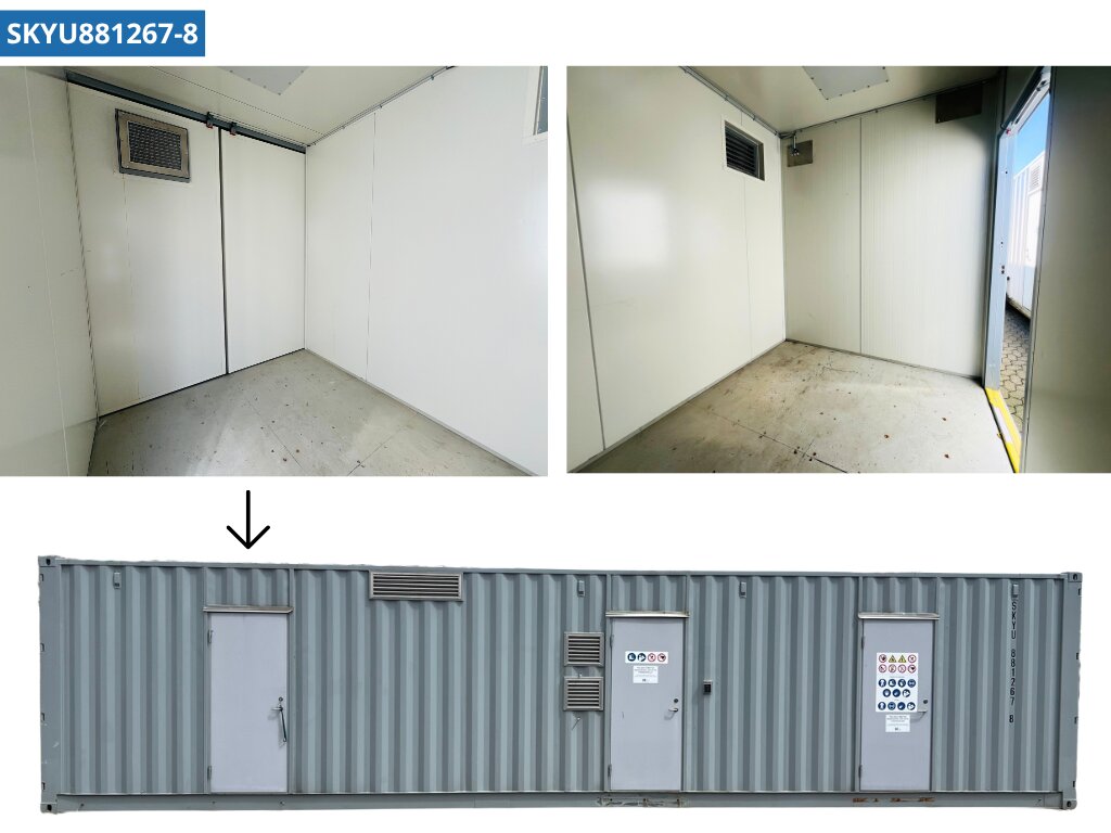 40´ HC grå isoleret container med 2 gavl døre og 3 adgangs døre - Image 4