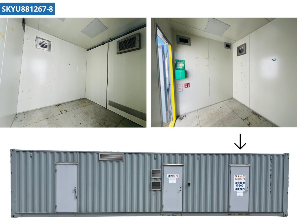 40´ HC grå isoleret container med 2 gavl døre og 3 adgangs døre - Image 6