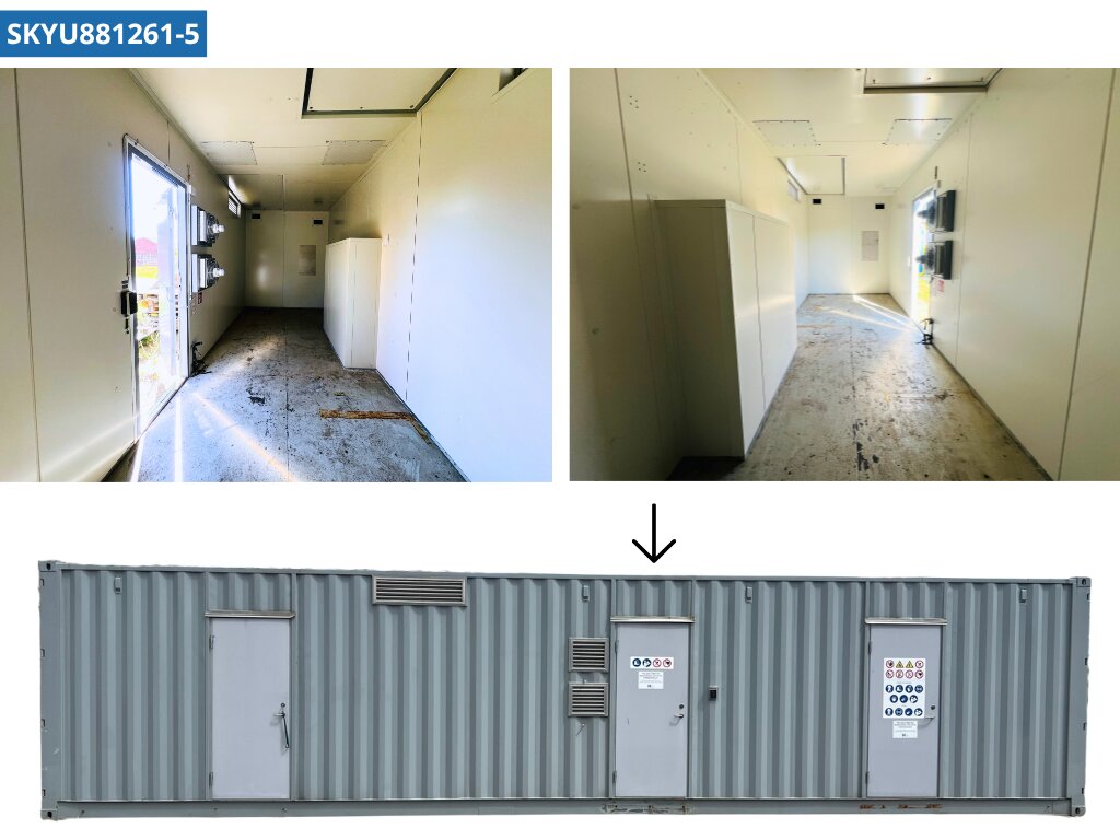40´ HC grå isoleret container med 2 gavl døre og 3 adgangs døre - Image 8