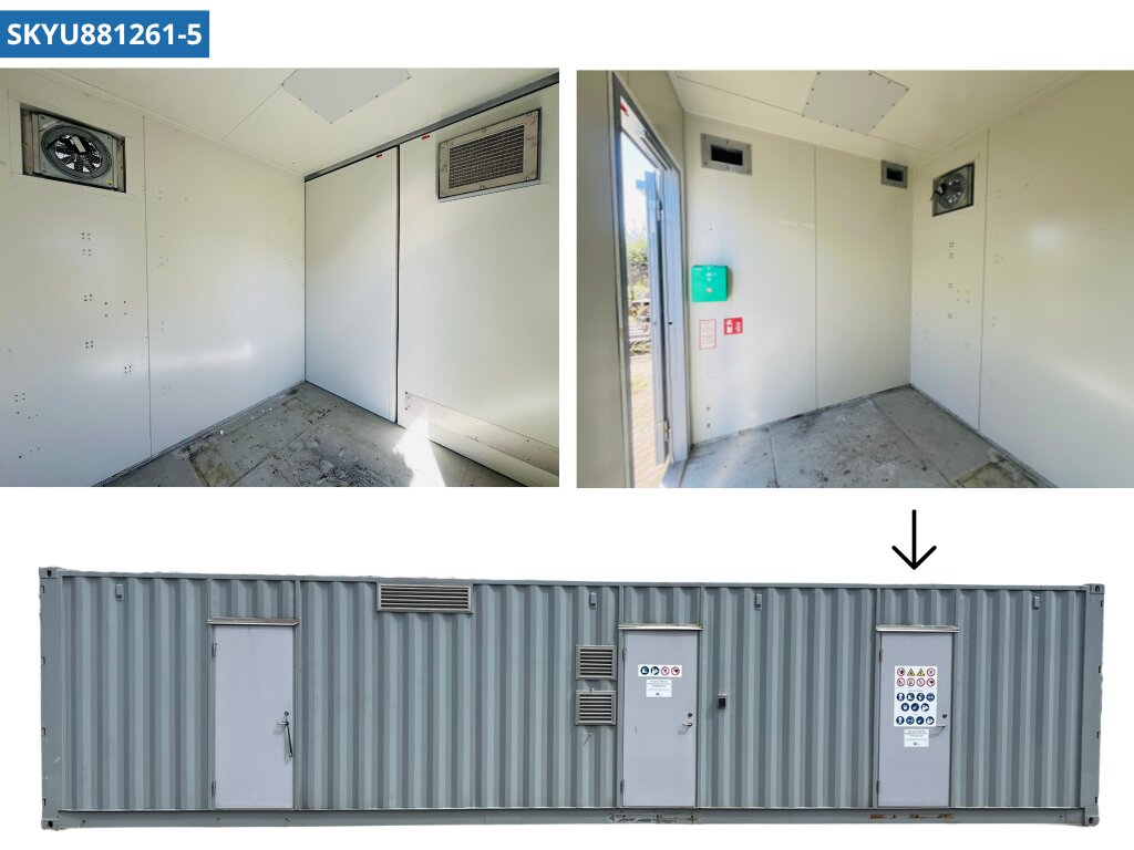 40´ HC grå isoleret container med 2 gavl døre og 3 adgangs døre - Image 9