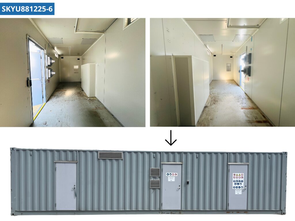 40´ HC grå isoleret container med 2 gavl døre og 3 adgangs døre - Image 11
