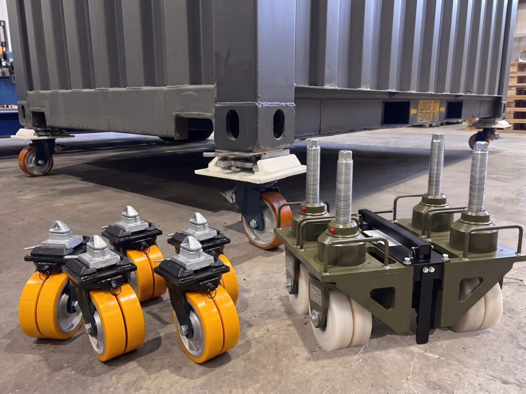 How to Move a Container Without a Large Crane?