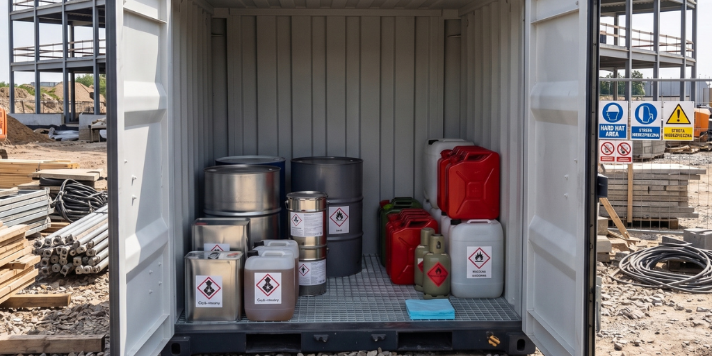 container med spildbakke (1)